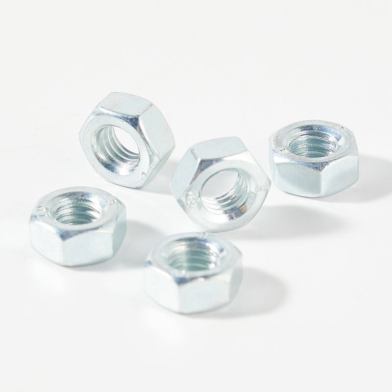 M6 Hex nuts electro-galvanized nuts