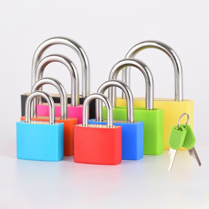 Plastic Padlock Security Seals Disposable Padlocks For Trailers Padlock With Chain Security