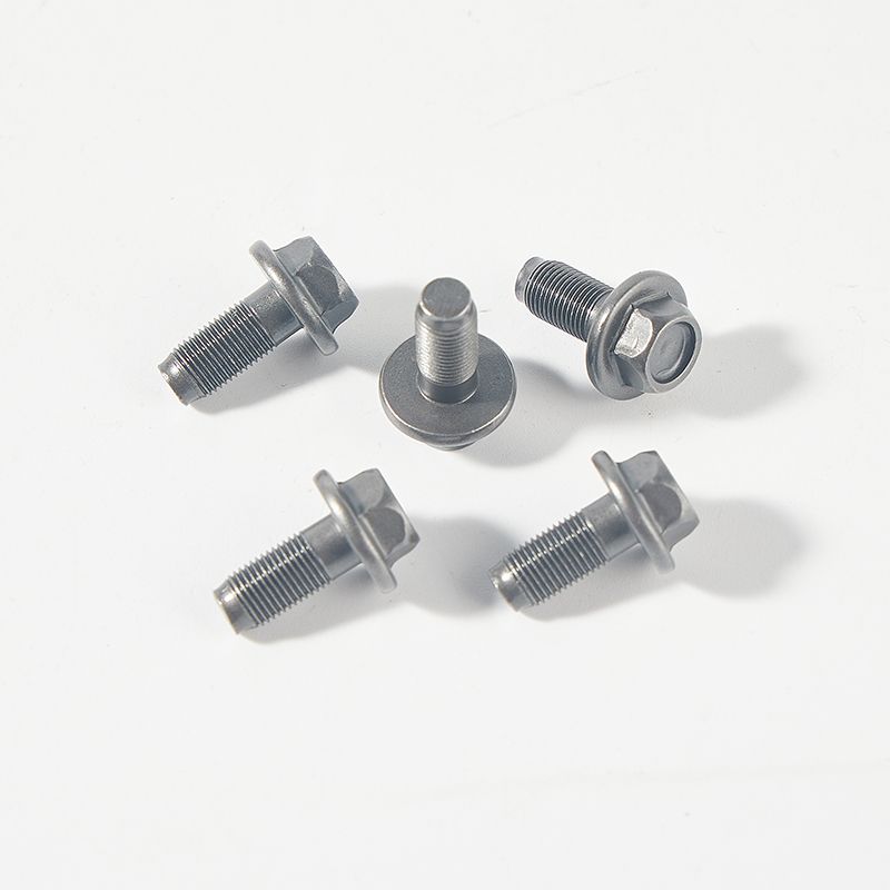 Half tooth external hexagonal high-strength bolt and screw