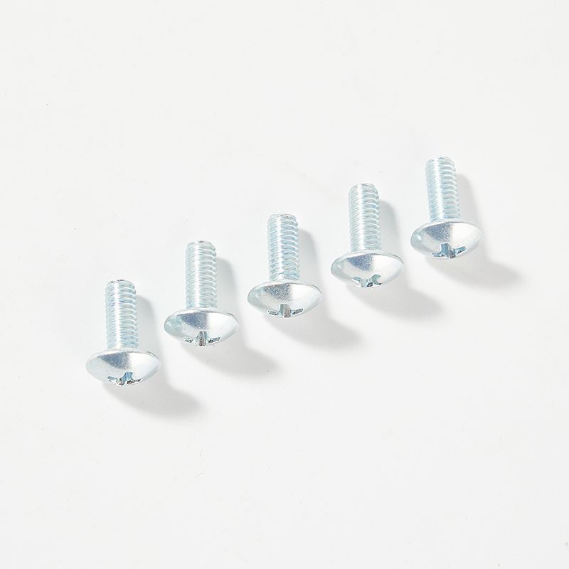 Galvanized machine screw phillips truss head with serration