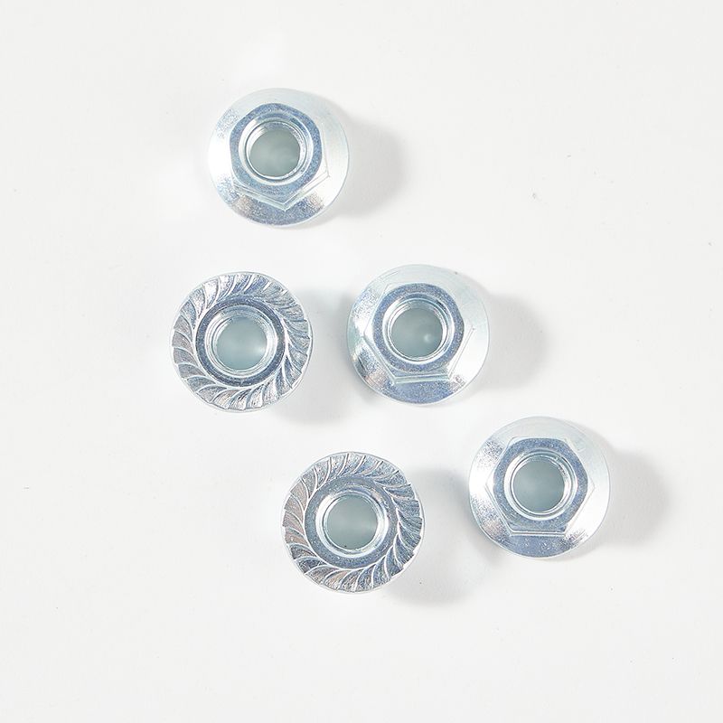 Anti-slip Belt Pad Nut M5 Hexagonal Flange Nut