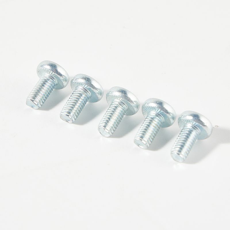 Pan head torx drive machine screw with serration