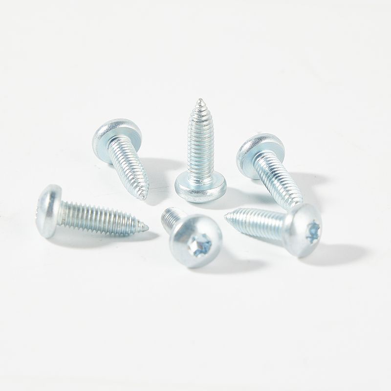 Galvanized torx socket drive machine screw pointed tail