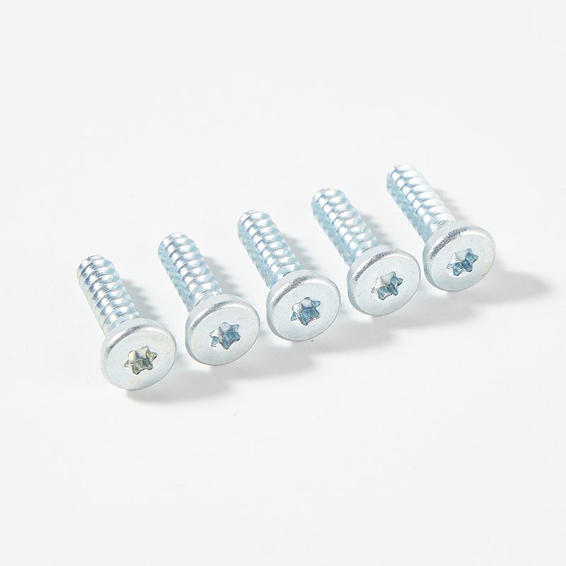 Cap head torx socket flat tail self-tapping screw