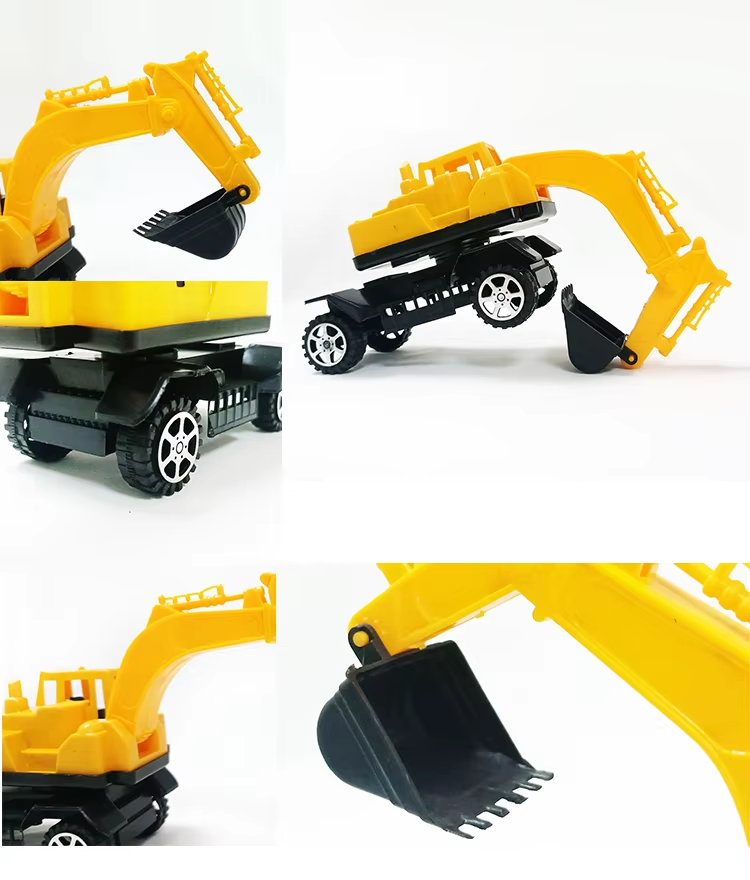 Small Construction Truck Toys Wheel Loader Toy Vehicles Excavator Toys Beach Sand Bulldozer Vehicle