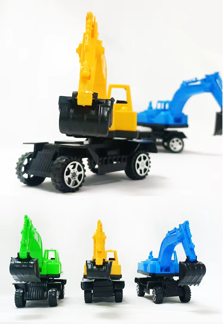 Small Construction Truck Toys Wheel Loader Toy Vehicles Excavator Toys Beach Sand Bulldozer Vehicle