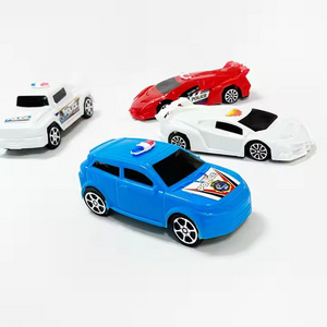 Good quality factory police car cheap small plastic toys friction car police sport car toy for kids plastic police toy