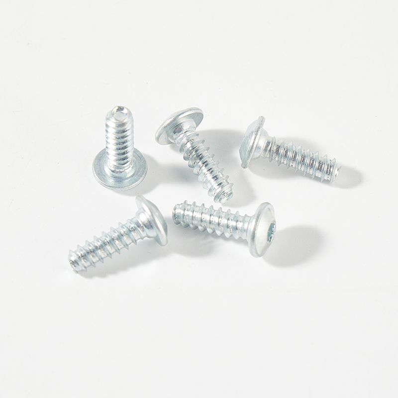 B toothes flat tail self tapping screw pan head with washer