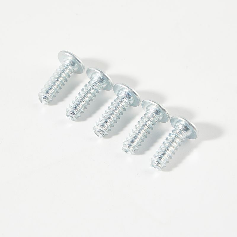 B toothes flat tail self tapping screw pan head with washer