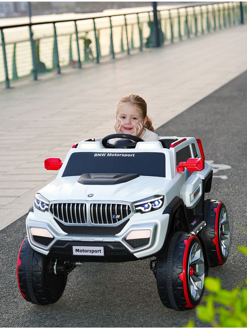 Children's electric vehicles 1-5 years old can seat people, babies, remote control cars, four-wheel off-road vehicles, children'