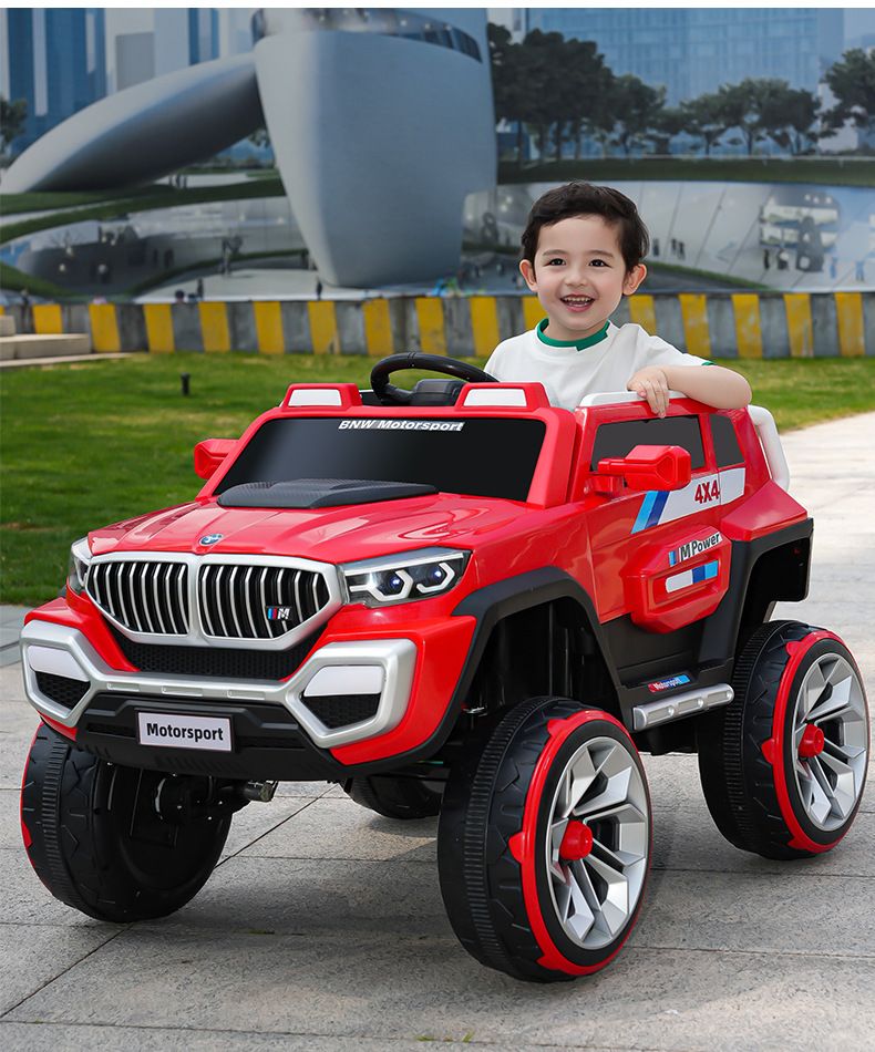 Children's electric vehicles 1-5 years old can seat people, babies, remote control cars, four-wheel off-road vehicles, children'