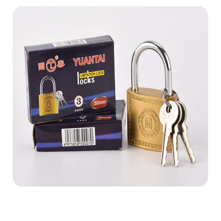 New arrival professional advanced antique electroplated bronze Iron padlock