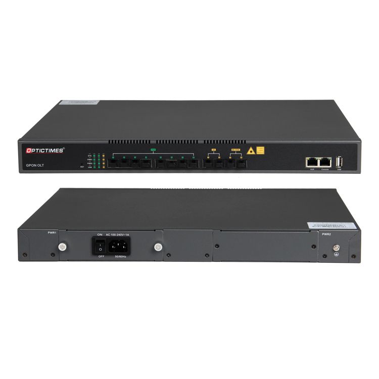 China Supplier FTTH Network Solution 4 PON Ports GPON EPON OLT