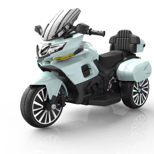 Children's electric motorcycle, male and female tricycles, rechargeable large size, can sit, double person electric bike