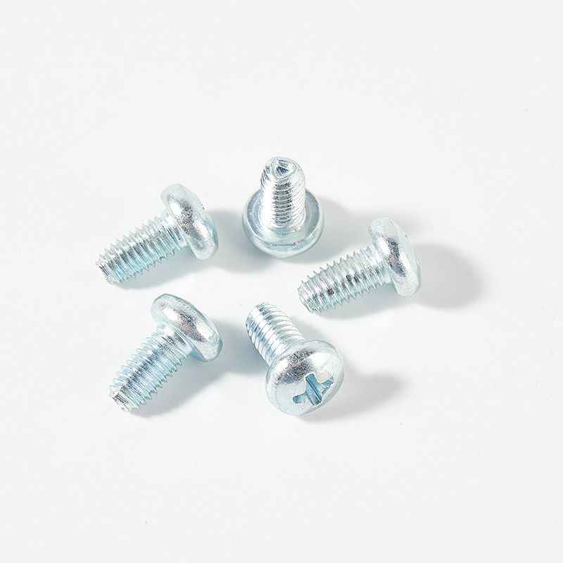 Carbon steel locked full thread self tapping screw