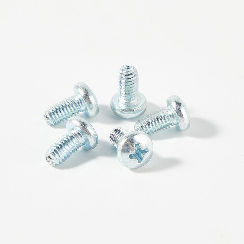 Carbon steel locked full thread self tapping screw