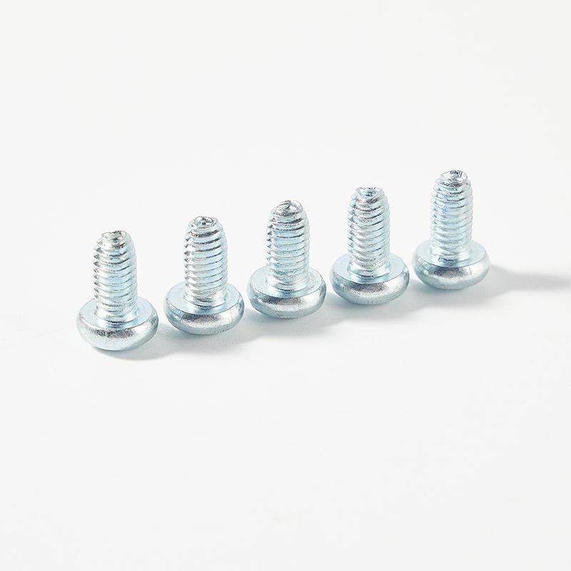 Carbon steel locked full thread self tapping screw