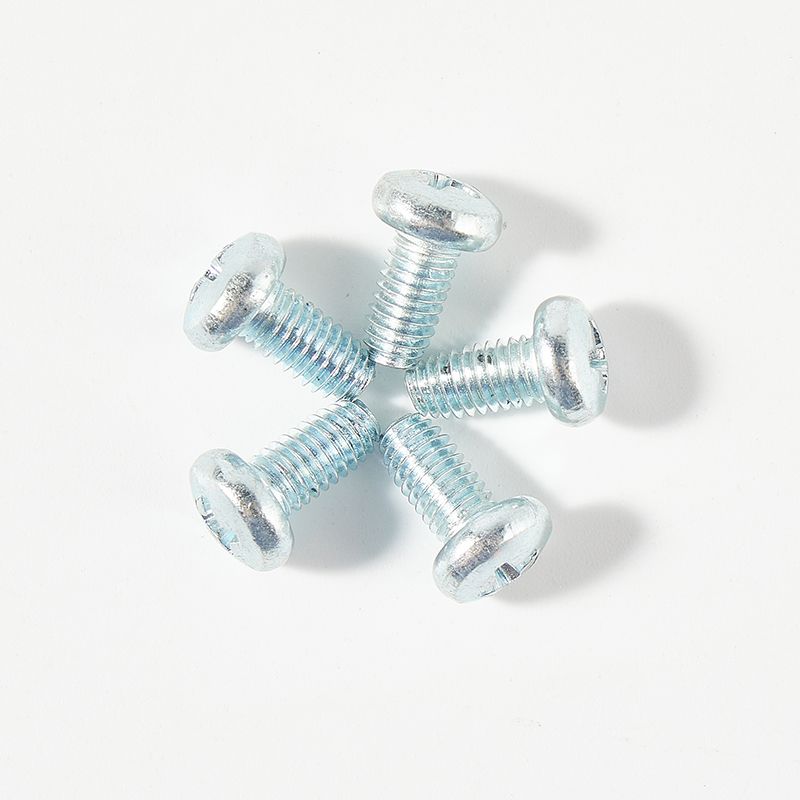 Carbon steel locked full thread self tapping screw