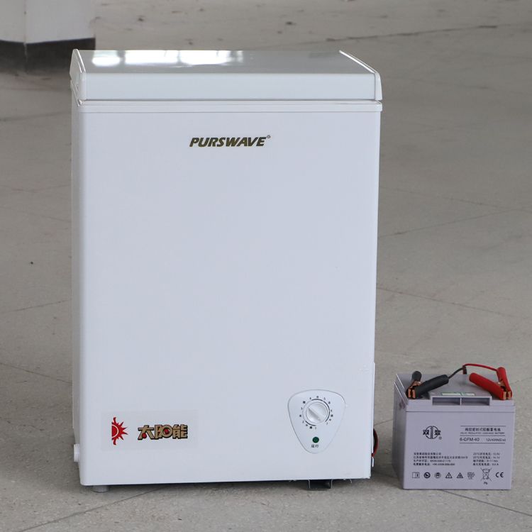 BD/BC-100DC Solar freezer 12V24V48V Compressor freezer battery chest freezer for Africa -18c deep freezer for Cold chain logist