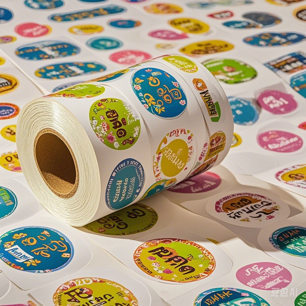 Custom personalized product sticker round roll labels waterproof logo stickers for bottle gift seal stickers