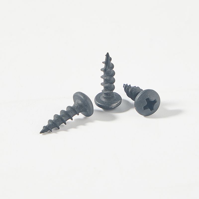 T17 Black pan head self tapping screw