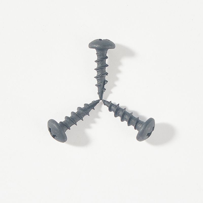 T17 Black pan head self tapping screw