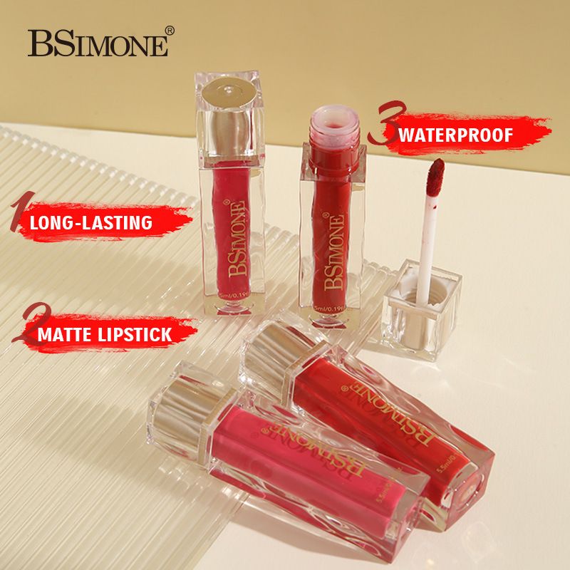 BSIMONE 6 Colors Matte Liquid Lipstick OEM ODM