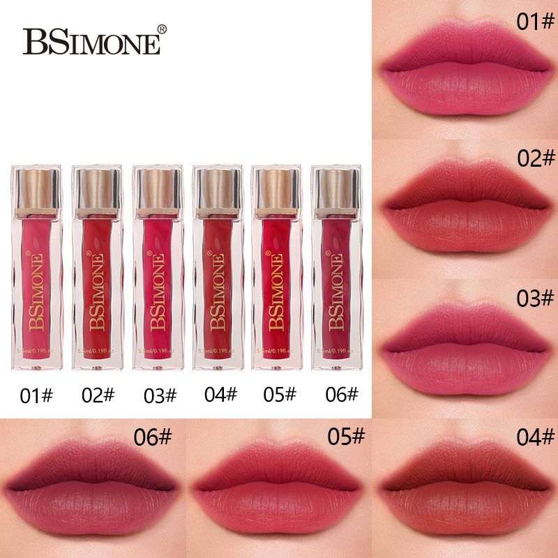 BSIMONE 6 Colors Matte Liquid Lipstick OEM ODM