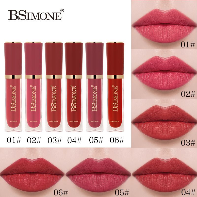 BSIMONE 6 Colors Long-lasting Lipstick OEM ODM