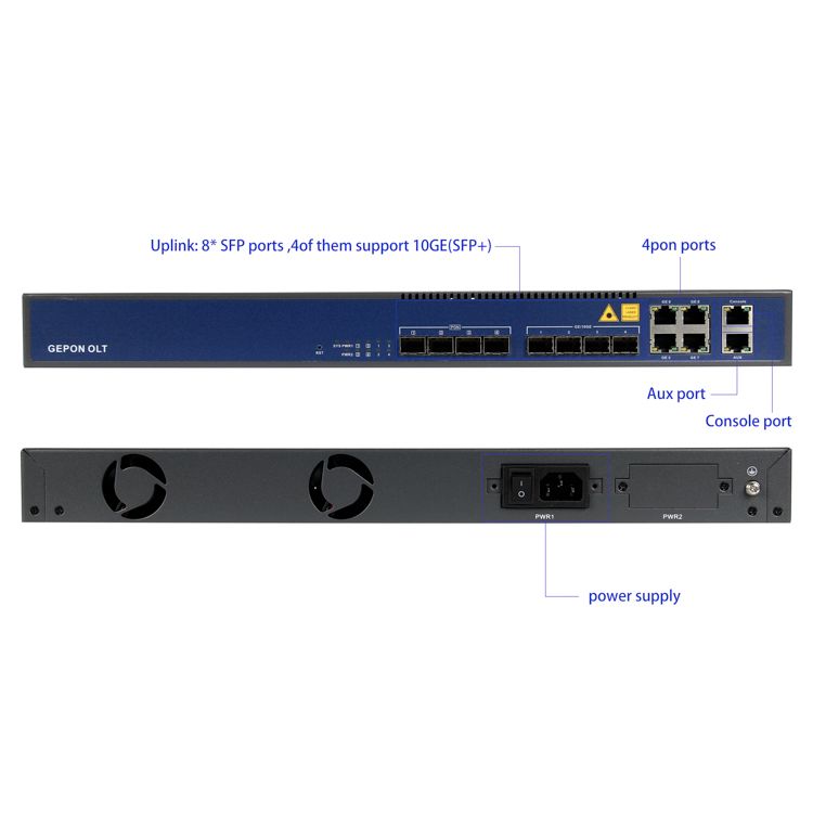 GPON OLT 1 Port v-sol Factory Price with SFP C++ Single Port ftth olt