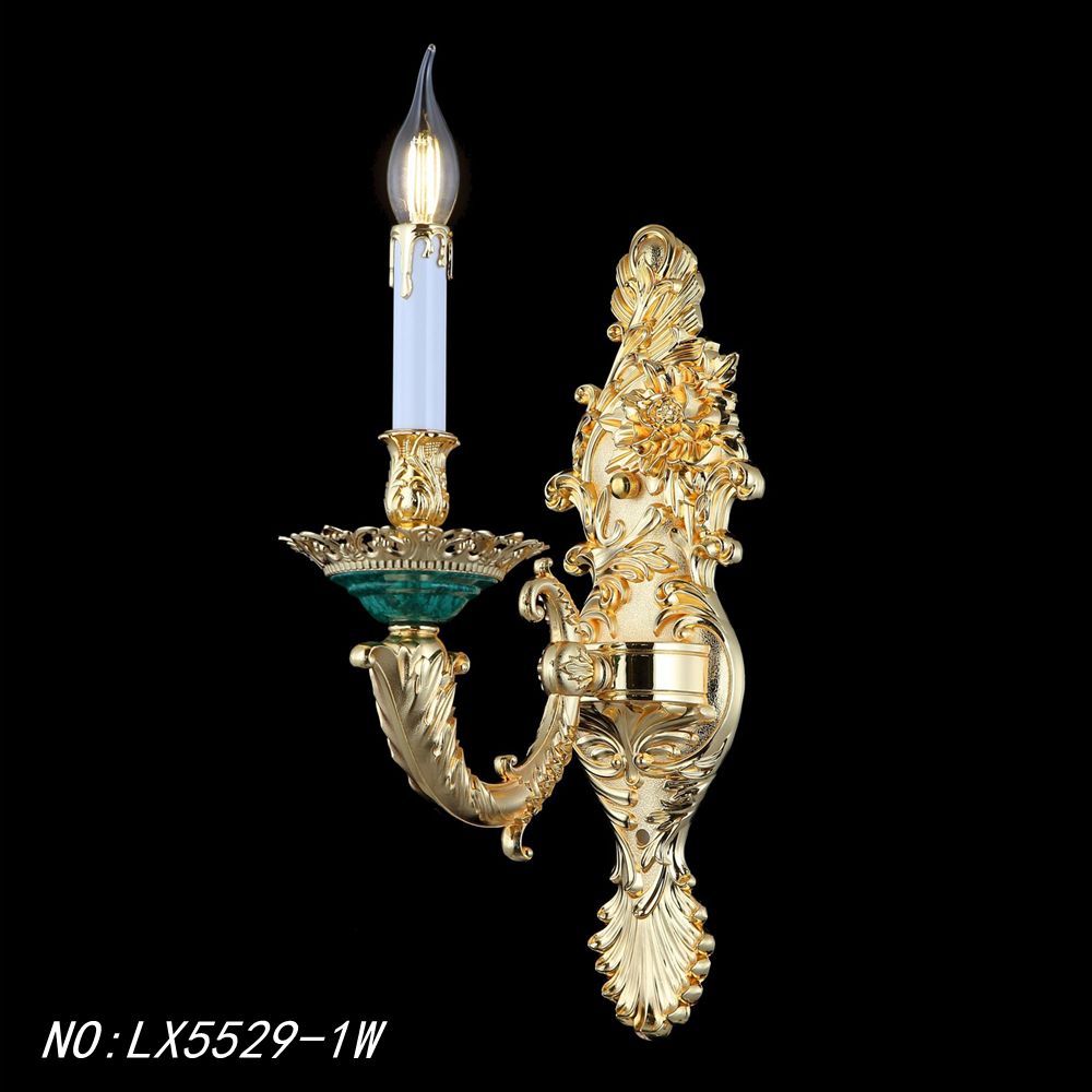 LX5529 French Medieval Mosque Hanging Gold Bronze Pendant Light Large Size Antique Brass Candle Chandelier