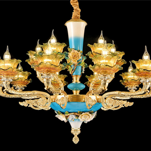 LX8004 Elegant and full of vitality, meticulously crafted, high-quality chandelier