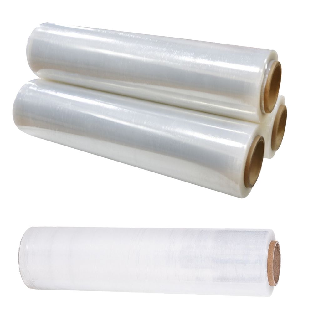 Factory price Transparent PE Biodegradable Moisture Proof Packaging Wrap Stretch Film Roll