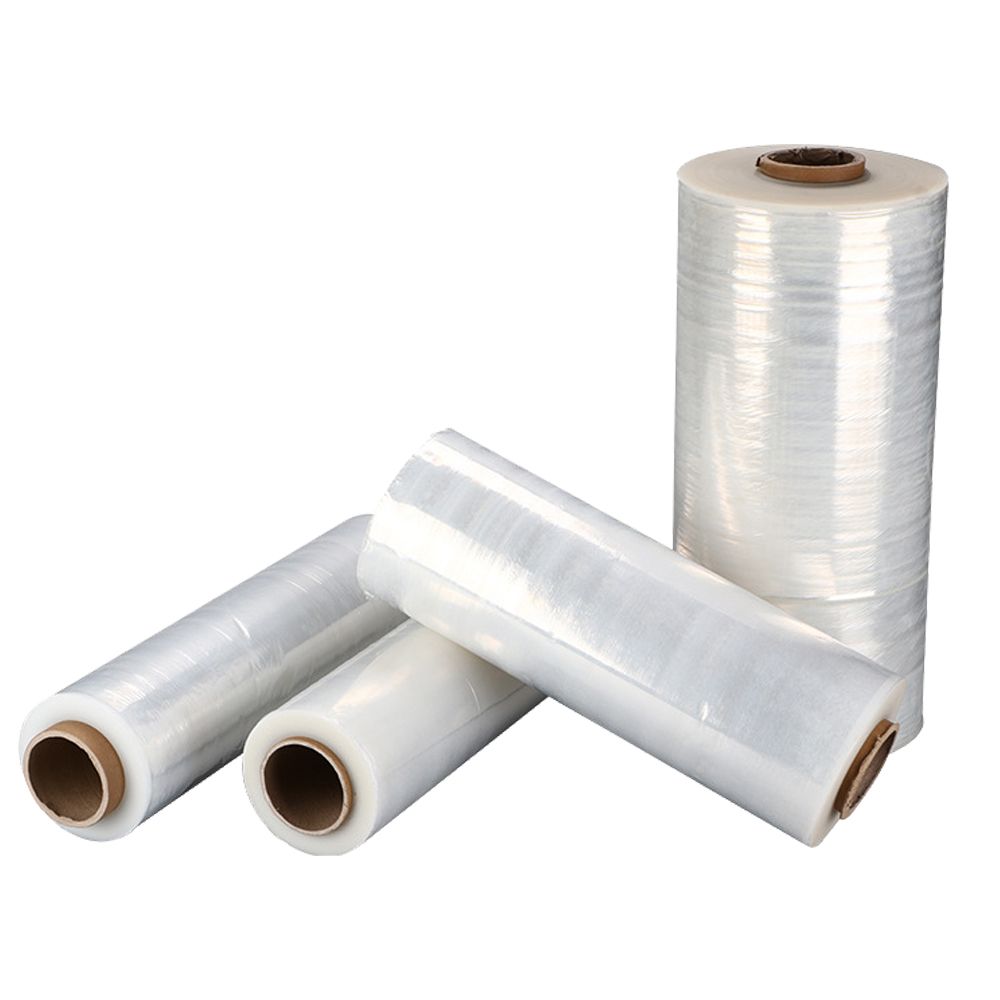 Factory price Transparent PE Biodegradable Moisture Proof Packaging Wrap Stretch Film Roll