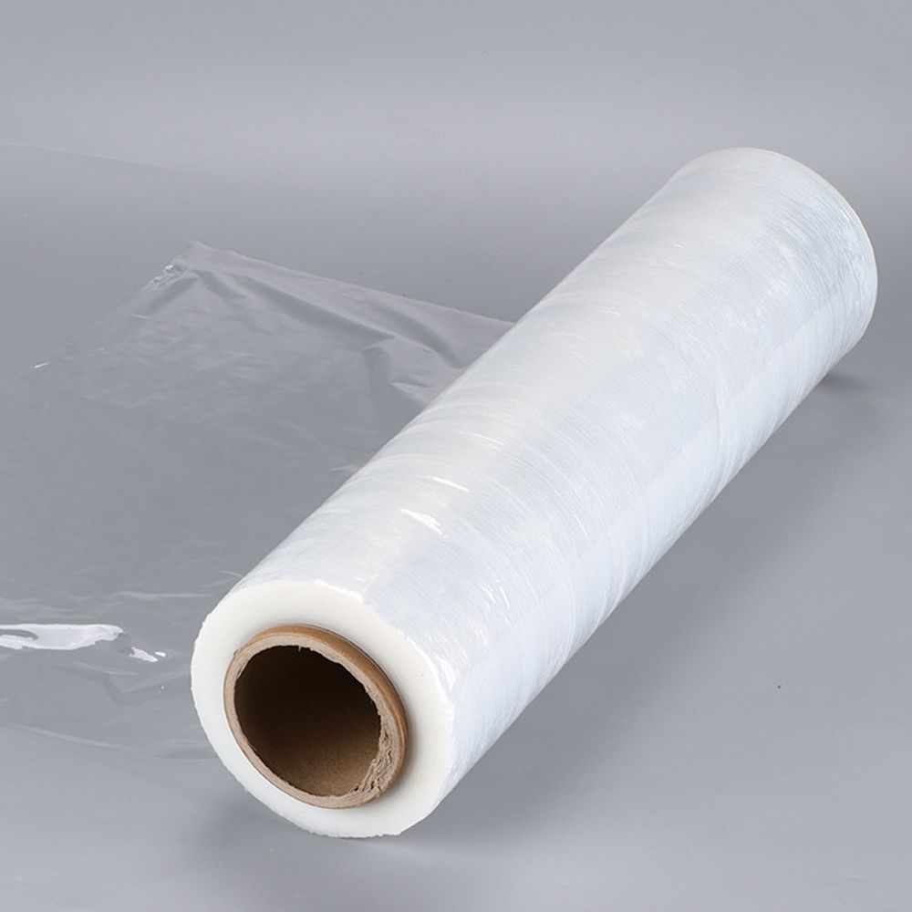 Custom 12 15 17 18 20 Microns Translucent Soft Plastic Packaging Film Stretch Moisture Proof Film For Pallet Use