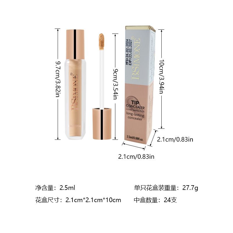 Waterproof and perspirant Clear Natural concealer Foundation OEM ODM