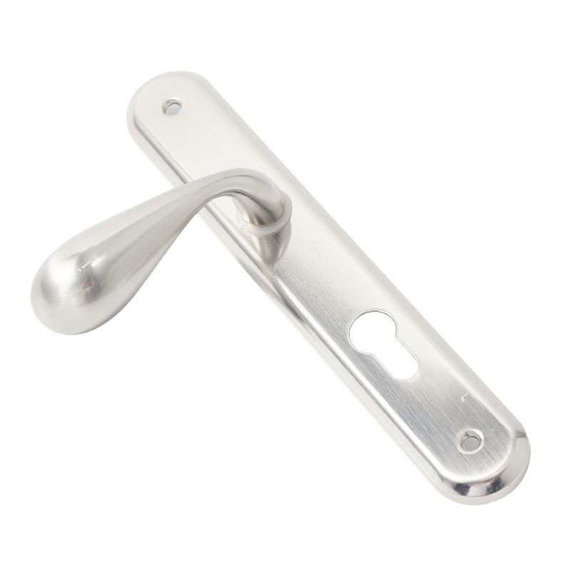 Wholesale Modern High Performing Zinc Door Lever Handles Locks With Plate For Wood Doors