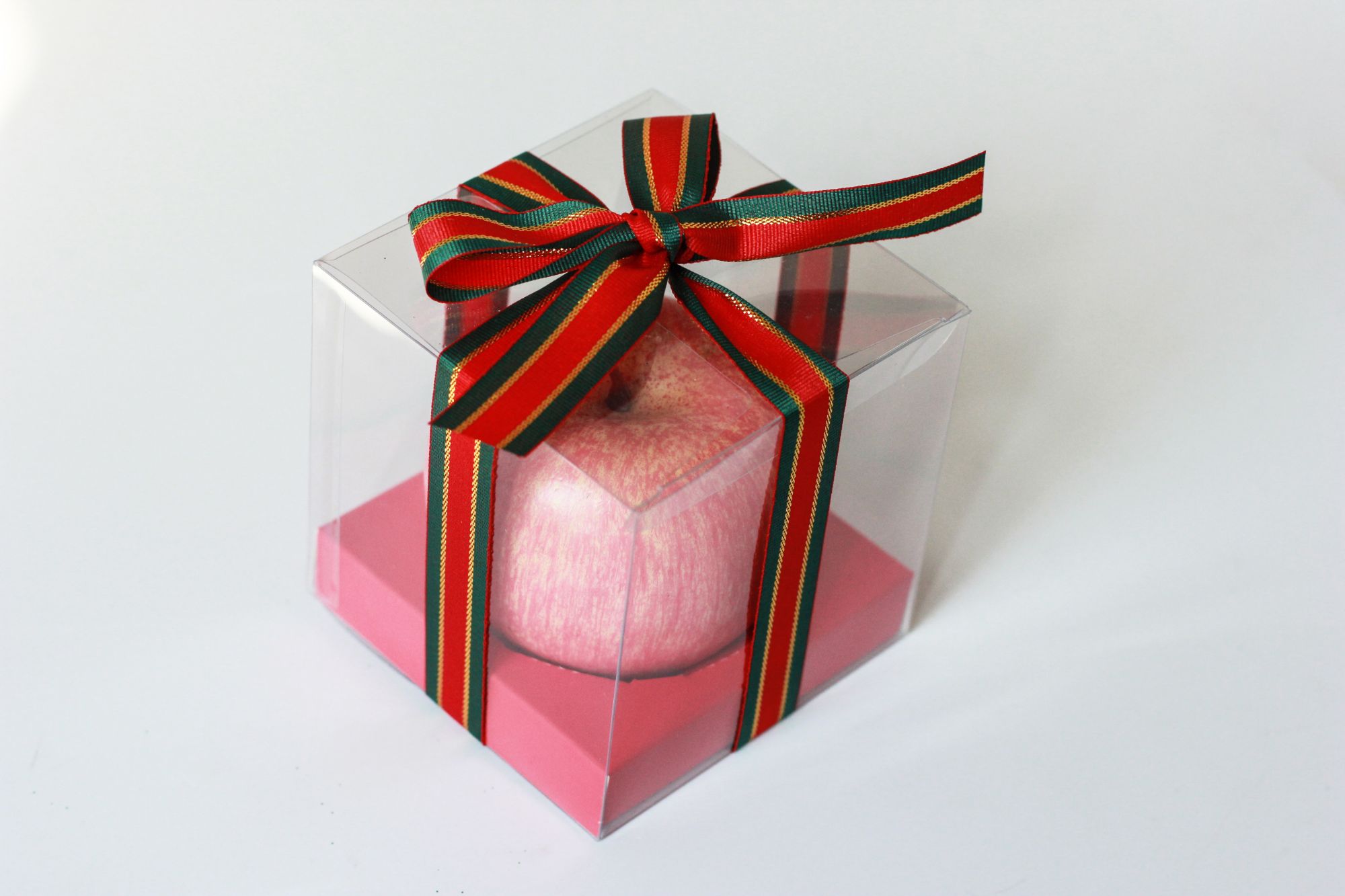 Christmas gift boxes with ribbon for Apples PET Clear Packaging for Food Ceremony Gift