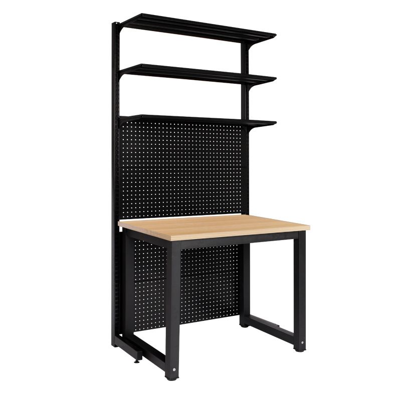 Computer Desk Bookshelf Combination Home Office Cabinets Metal Display Storage Rack Shelf