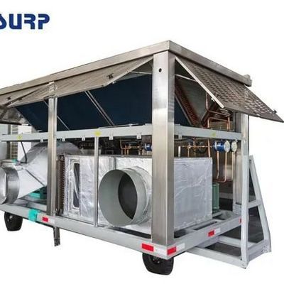 Grain cooling Unit dehumidification