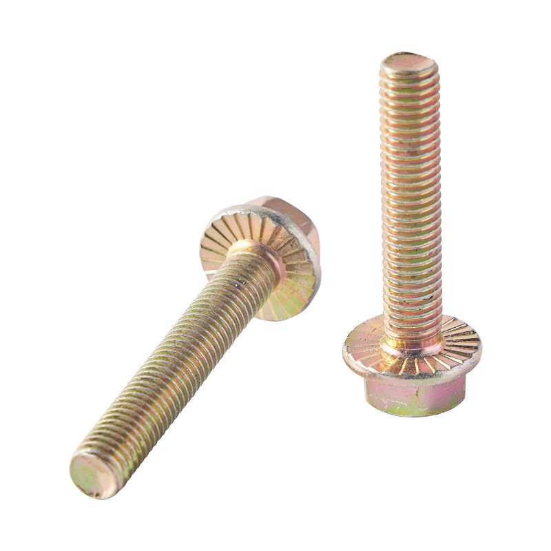 Custom High Strength Machine Full Thread Screw Hex Head Screws Flange Bolt