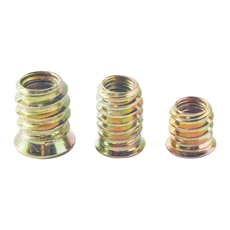 Furniture Fasteners Hex Zinc Iron External Thread Nuts Connector For Furniture