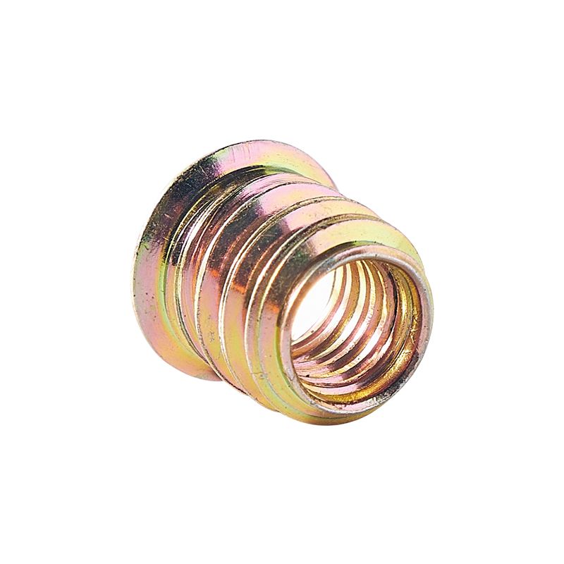 Zinc Alloy Internal Thread Furniture Insert Nuts For Wood Furniture