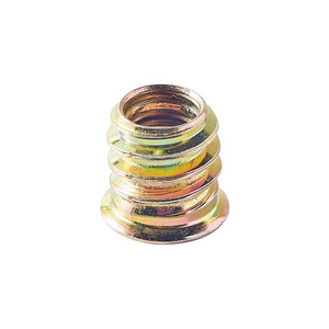 Zinc Alloy Internal Thread Furniture Insert Nuts For Wood Furniture