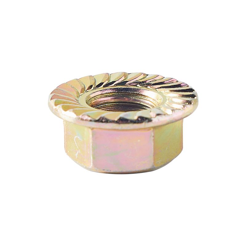 Hot Sale Latest Design Reasonable Price External Hexagonal Hex Flange Galvanized Zinc Coated Self Locking Nut