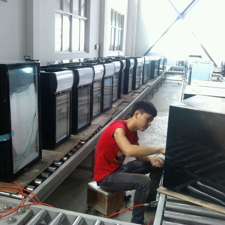 500L Solar showcasse DC 12V24V bavarage cooling refrigerator for Oman for africa DC fridge commercial refrigerator