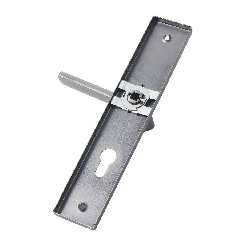 Modern Minimalist Satin Nickel Door Handles Luxury Door Lock For Wooden Door