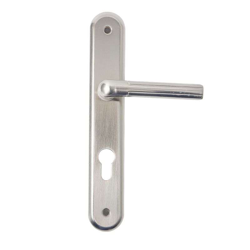 Custom Universal Interior Brushed Aluminum Lever Iron Nickel Door Handle Lock