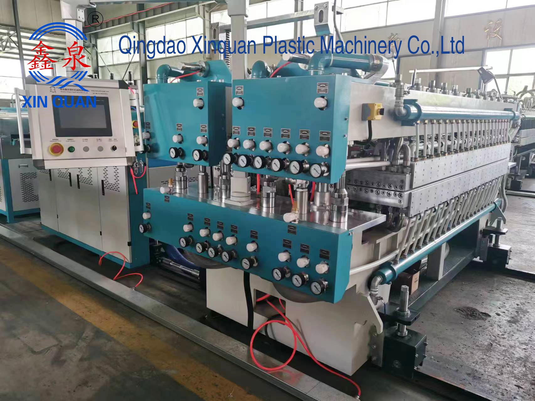 PP PE PC Hollow Sheet Lattice Grid Plate Board Extrusion Machine Plastic Extruder Hollow Board Production Line