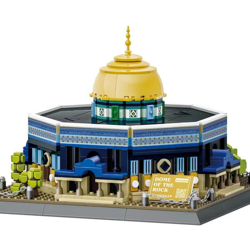 Islamic toys, Muslim dome mosque model, building blocks, toy blocks